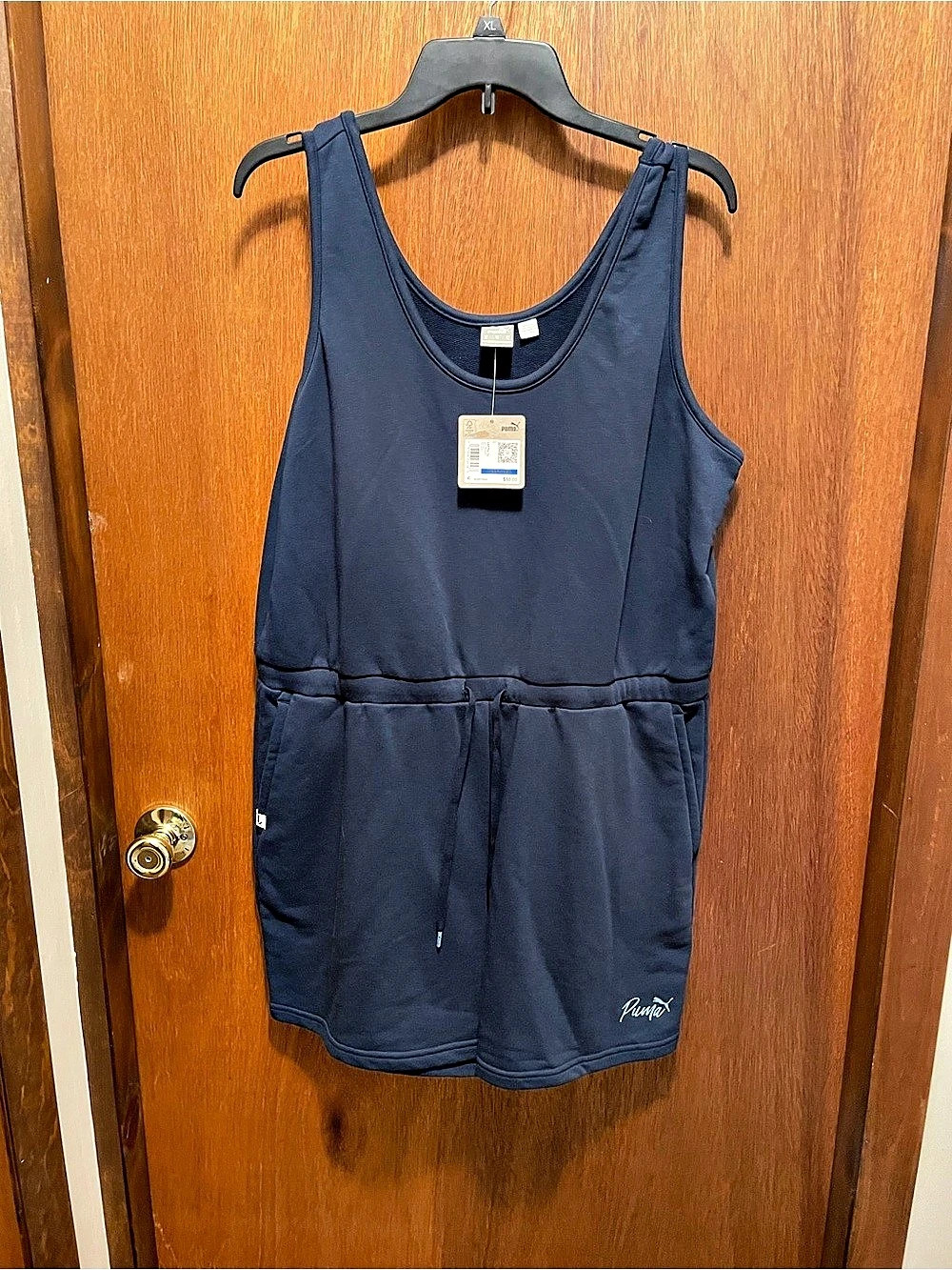 Puma Live In Drawstring Romper Women's Athletic Blue XL